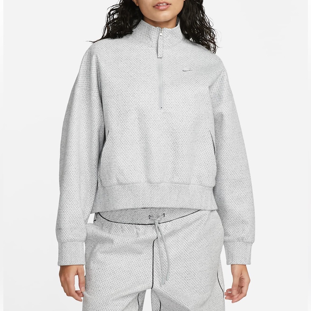 NWT Nike Forward Jacket Tech Pack - Women's 1/4-Zip Jacket - Gray - Size S